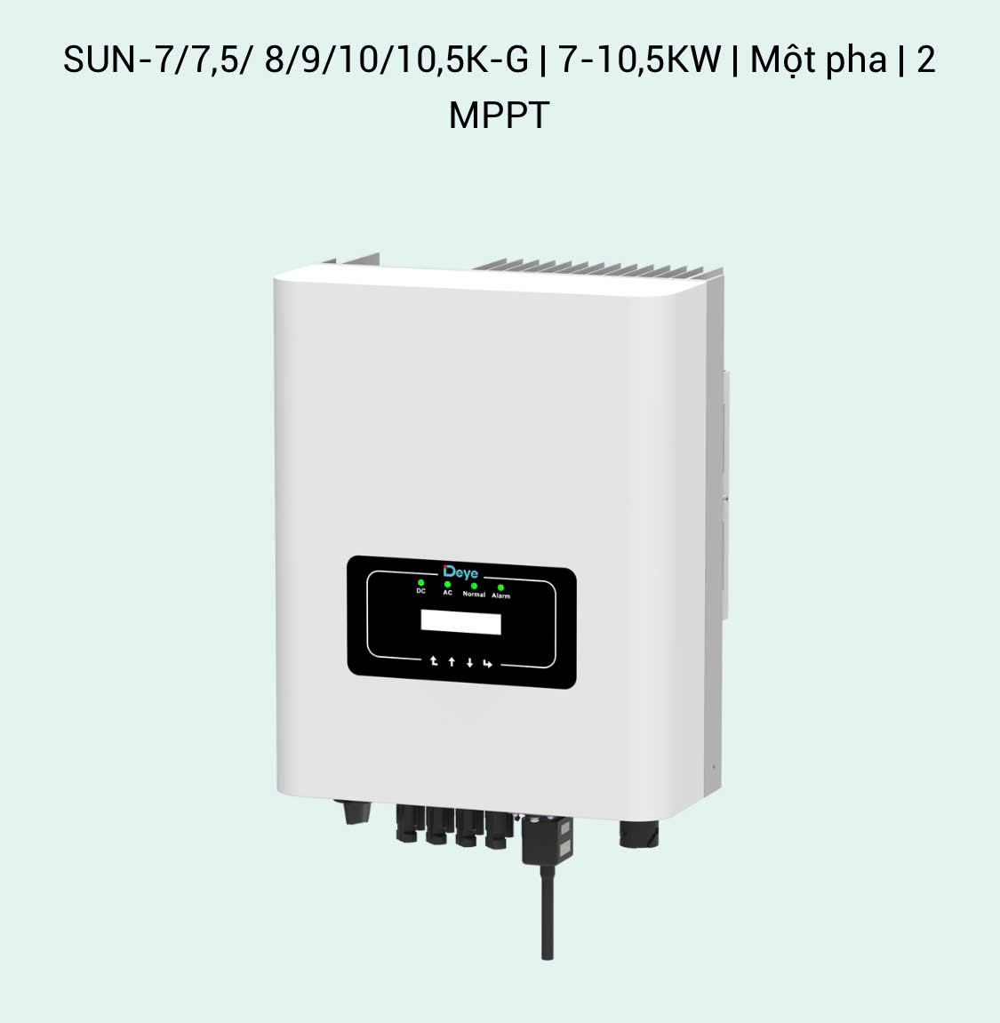 SUN-8KW | 01 pha | 2 MPPT